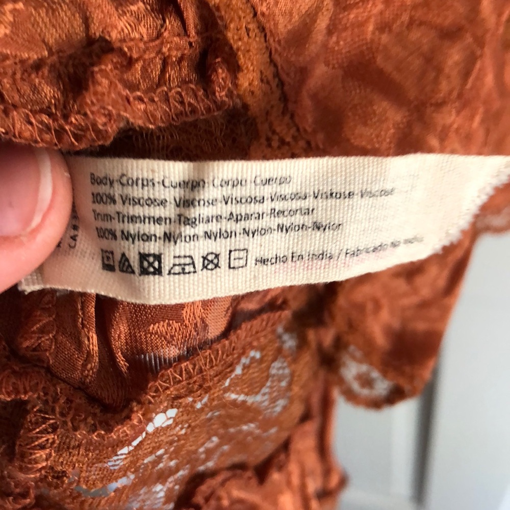 Free People • Intimately Deep V Lace Trapeze Cami - Picture 7 of 8